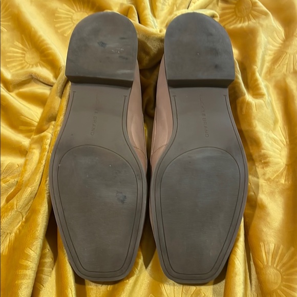 Lucky Brand Tan Leather Loafers Square Toe Stacked Heel - Picture 9 of 9